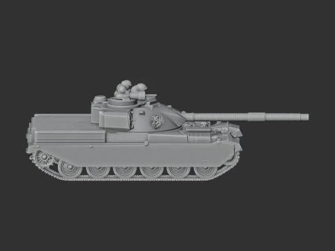 Chieftain tank 3D Model