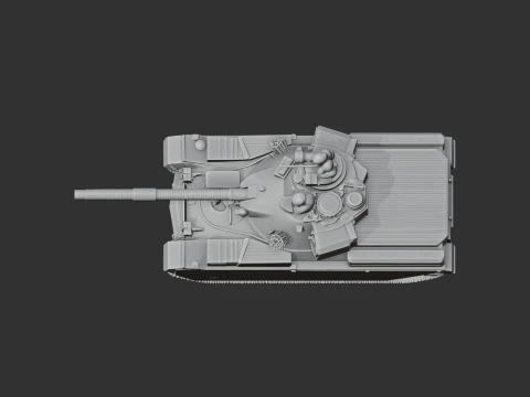 Chieftain tank 3D Model