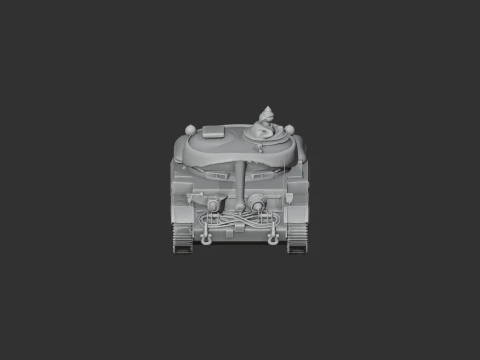 Comet tank 3D Model