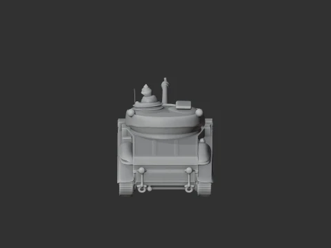 Comet tank 3D Model