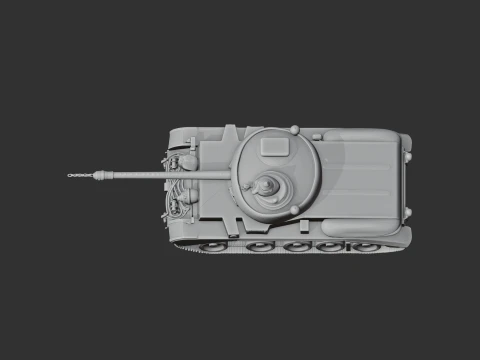 Comet tank 3D Model