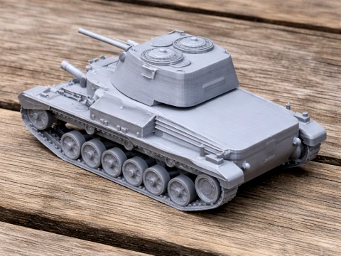 Tanque crucero Mk I Modelo 3D