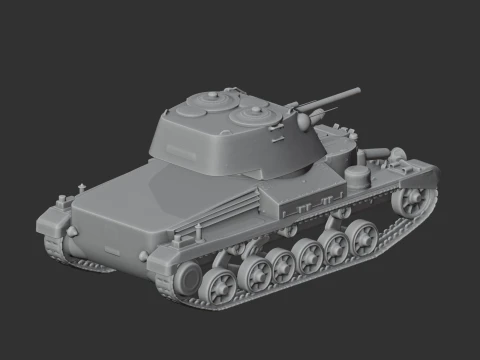 Cruiser Mk I tank 3D Model