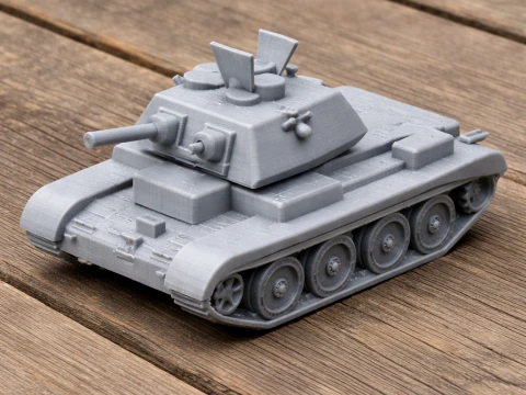Cruiser Mk IV A13 tank 3D Model