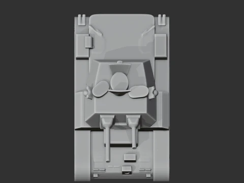 Cruiser Mk IV A13 tank 3D Model