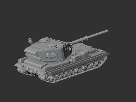 FV215b tank 3D Model
