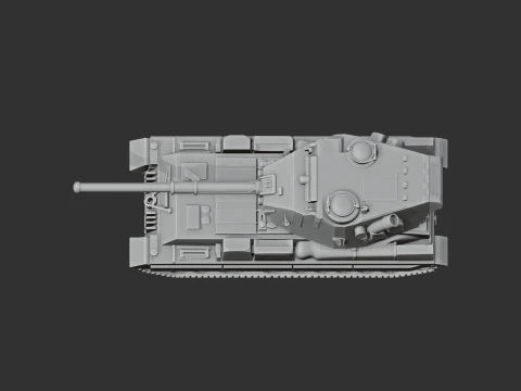 FV215b tank 3D Model