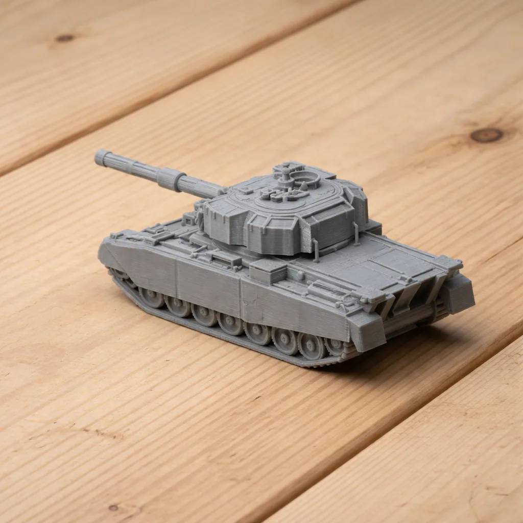 FV4202 tank 3D Model .c4d .max .obj .3ds .fbx .stl .blend