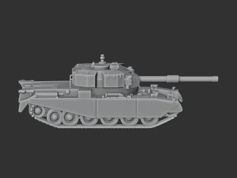 FV4202 tank 3D Model