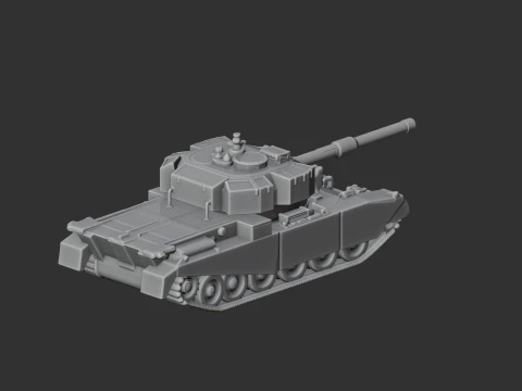 FV4202 tank 3D Model