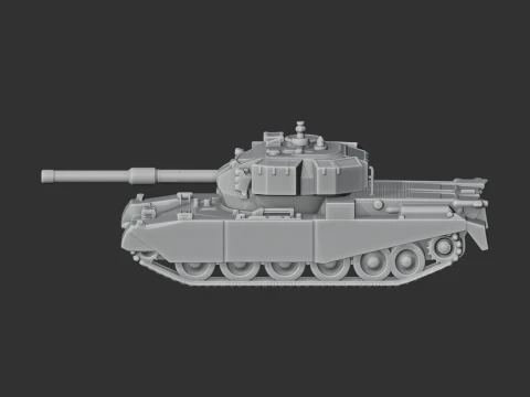 FV4202 tank 3D Model