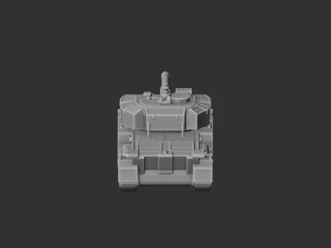FV4202 tank 3D Model