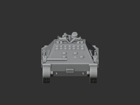 Hetzer tank 3D Model