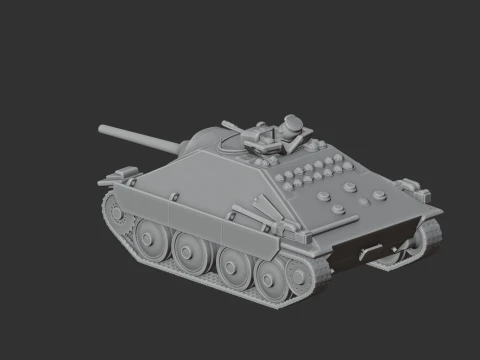 Hetzer tank 3D Model