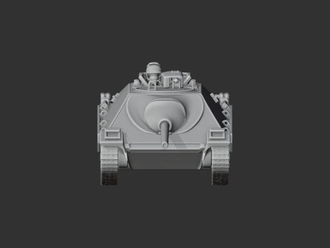 Hetzer tank 3D Model