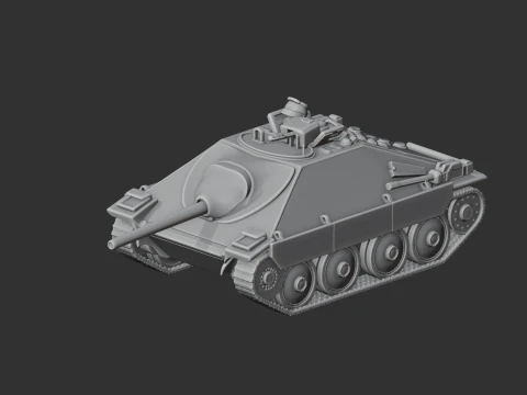 Hetzer tank 3D Model