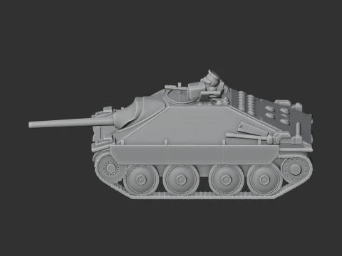 Hetzer tank 3D Model