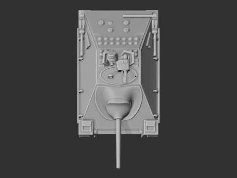 Hetzer tank 3D Model