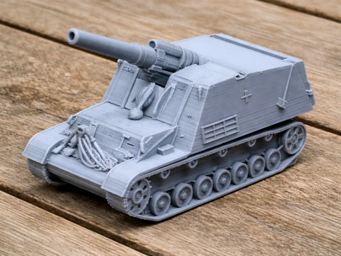 Hummel tank 3D Model