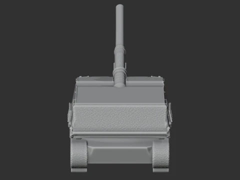 Hummel tank 3D Model