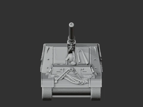 Hummel tank 3D Model