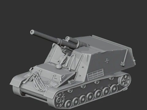 Hummel tank 3D Model