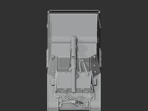 Hummel tank 3D Model