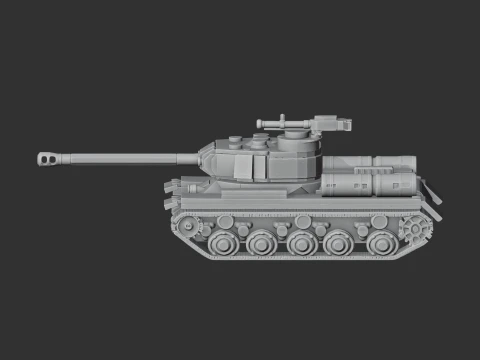 IS-2 tank 3D Model