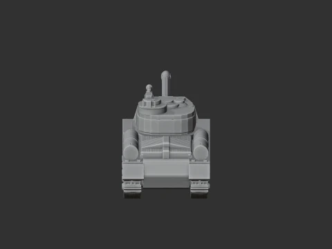 IS-2 tank 3D Model