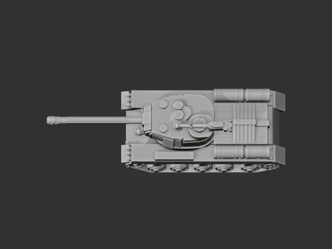 IS-2 tank 3D Model