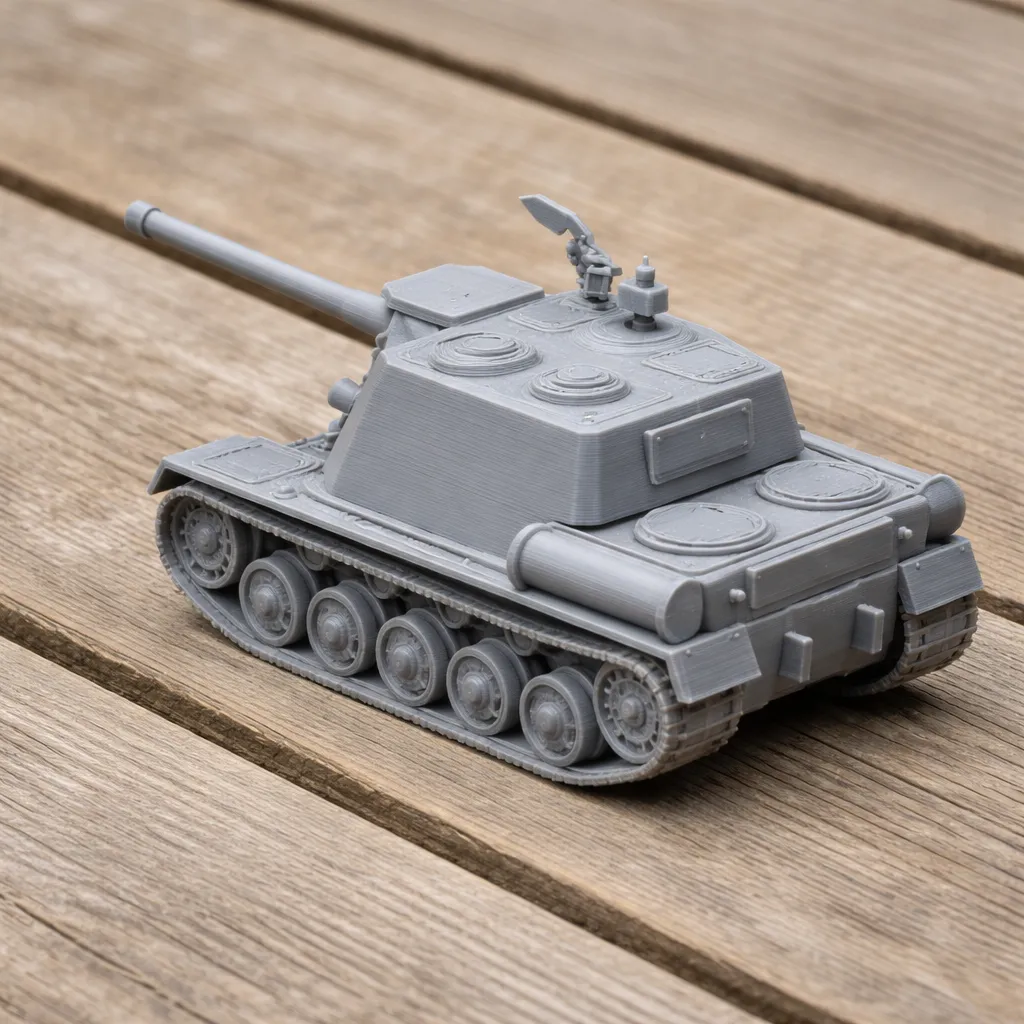 ISU-122 tank 3D Model .c4d .max .obj .3ds .fbx .stl .blend 
