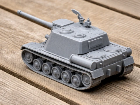 ISU-122 tank 3D Model