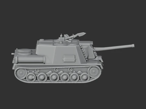 ISU-122 tank 3D Model