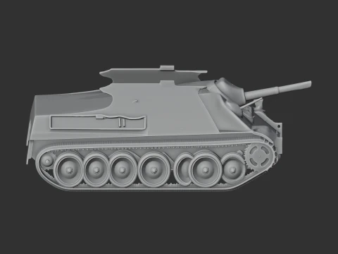 Jagdpanther tank 3D Model