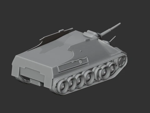 Jagdpanther tank 3D Model