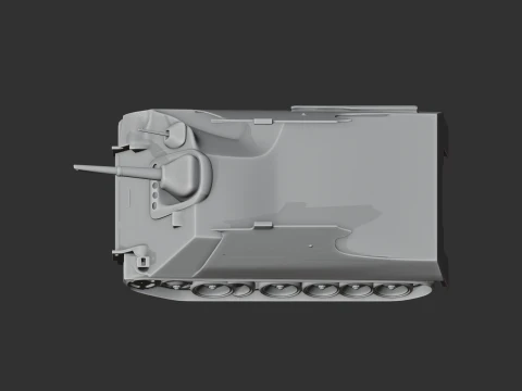 Jagdpanther tank 3D Model
