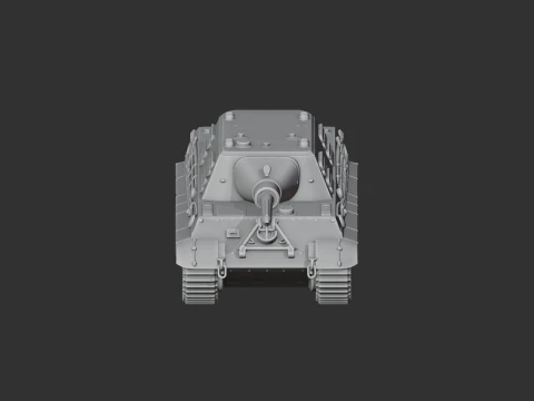 Jagdtiger tank 3D Model