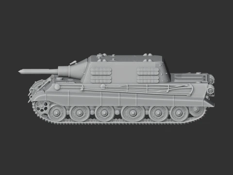 Jagdtiger tank 3D Model