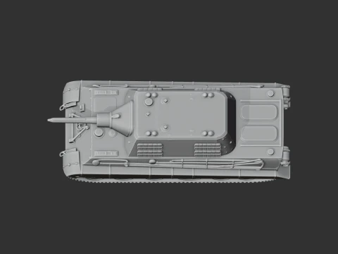 Jagdtiger tank 3D Model