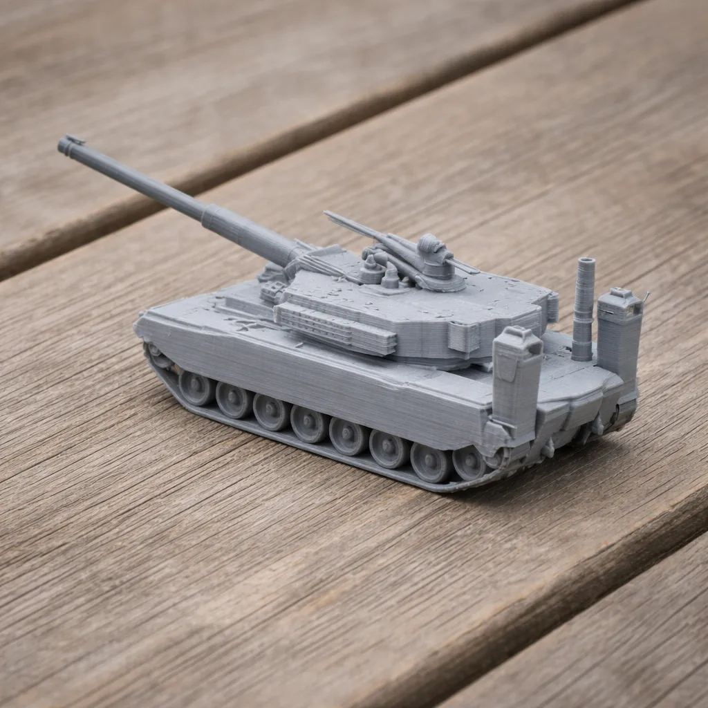K1 tank 3D Model .c4d .max .obj .3ds .fbx .stl .blend 