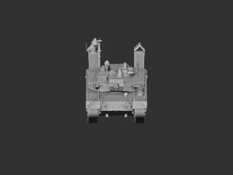 K1 tank 3D Model