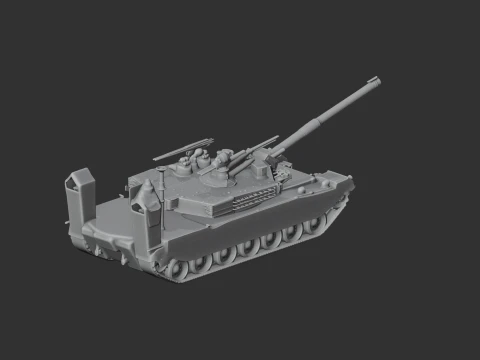 K1 tank 3D Model