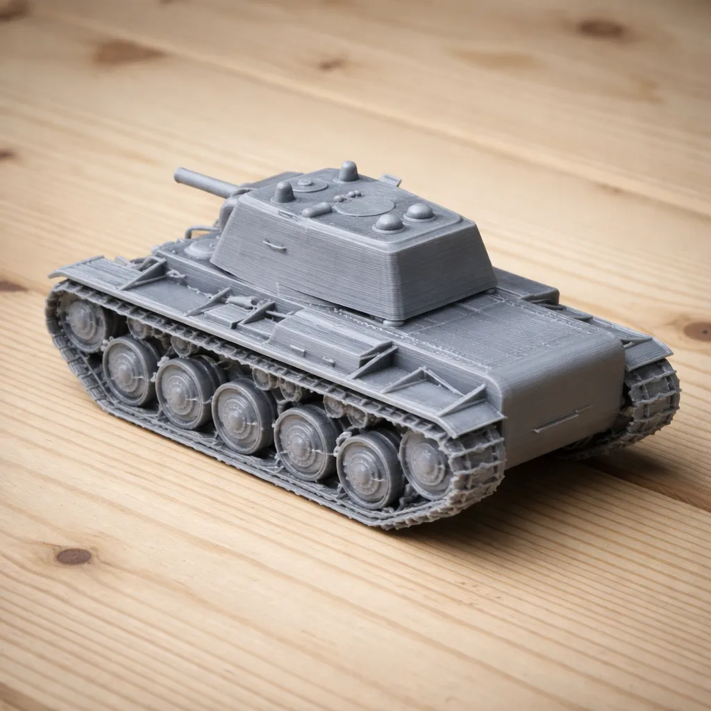 KV-1 tank 3D Model .c4d .max .obj .3ds .fbx .stl .blend