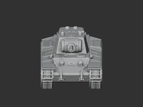 KV-1 tank 3D Model