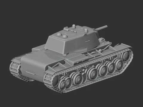 KV-1 tank 3D Model