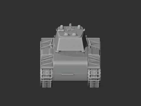 KV-1 tank 3D Model