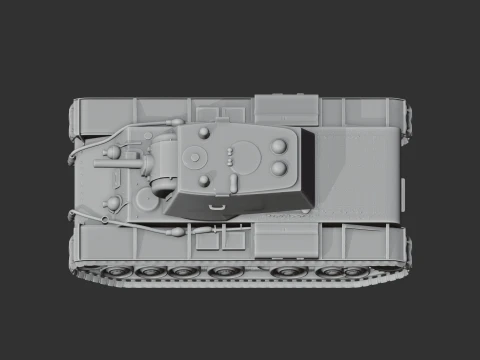 KV-1 tank 3D Model