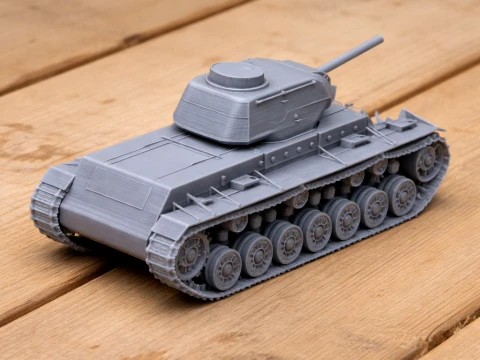 KV-1S tank 3D Model