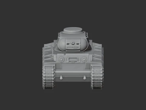 KV-1S tank 3D Model