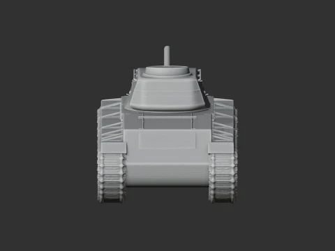 KV-1S tank 3D Model